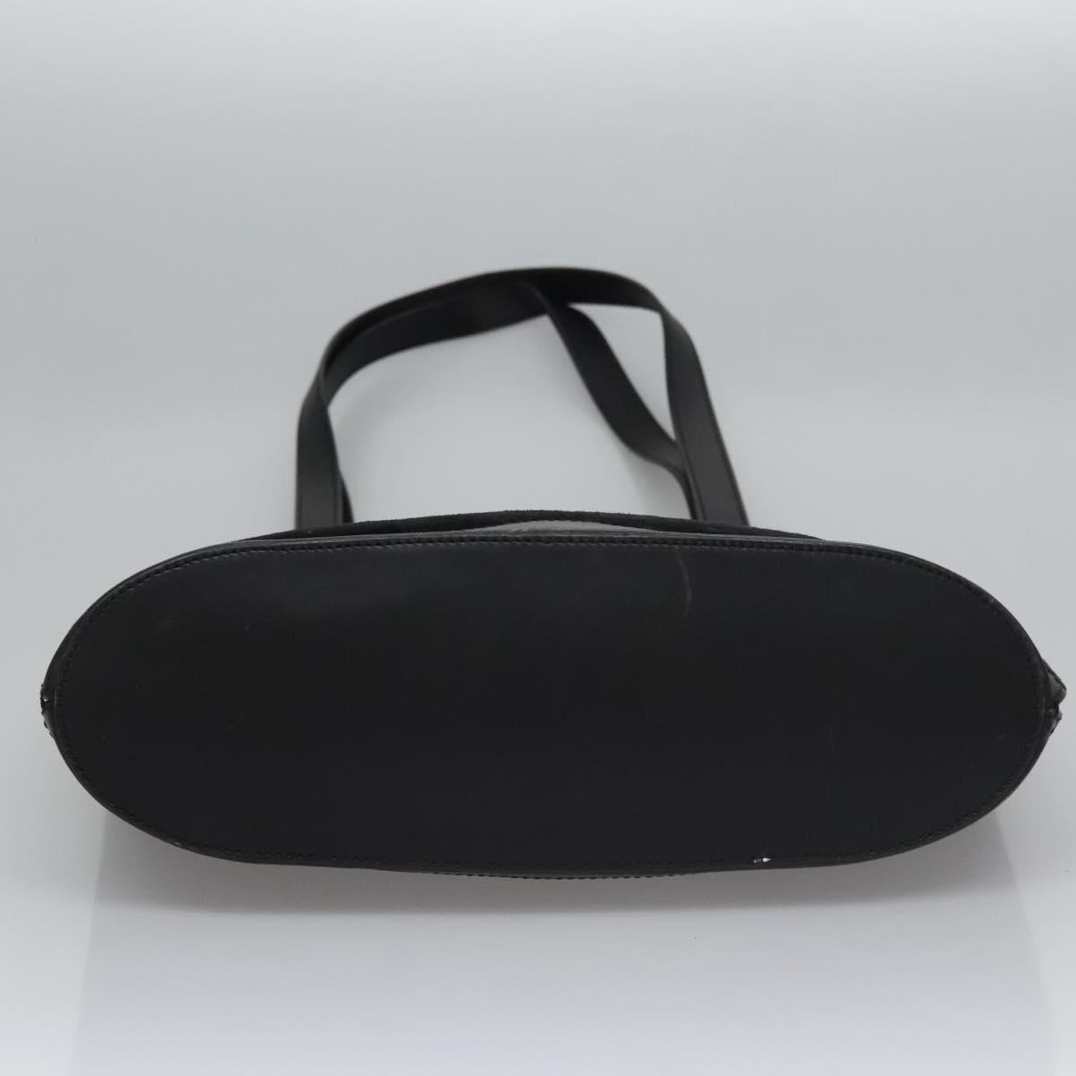 CELINE Shoulder Bag Suede Black Auth KD203