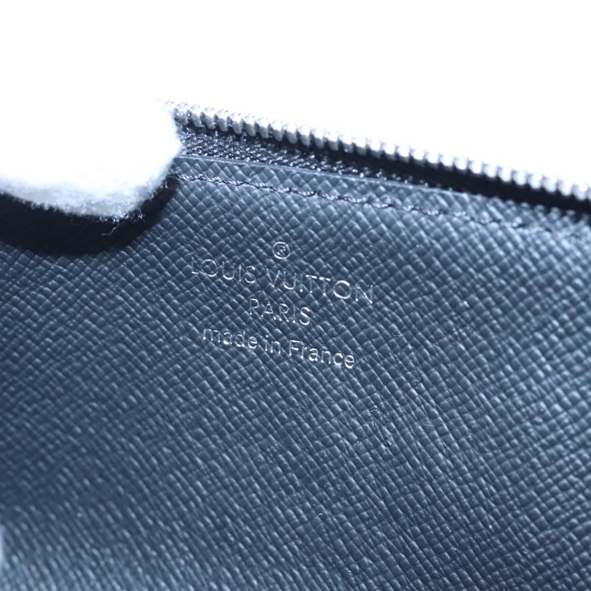 LOUIS VUITTON Damier Graphite Pochette Cles Coin Purse N61235 LV Auth KD220V