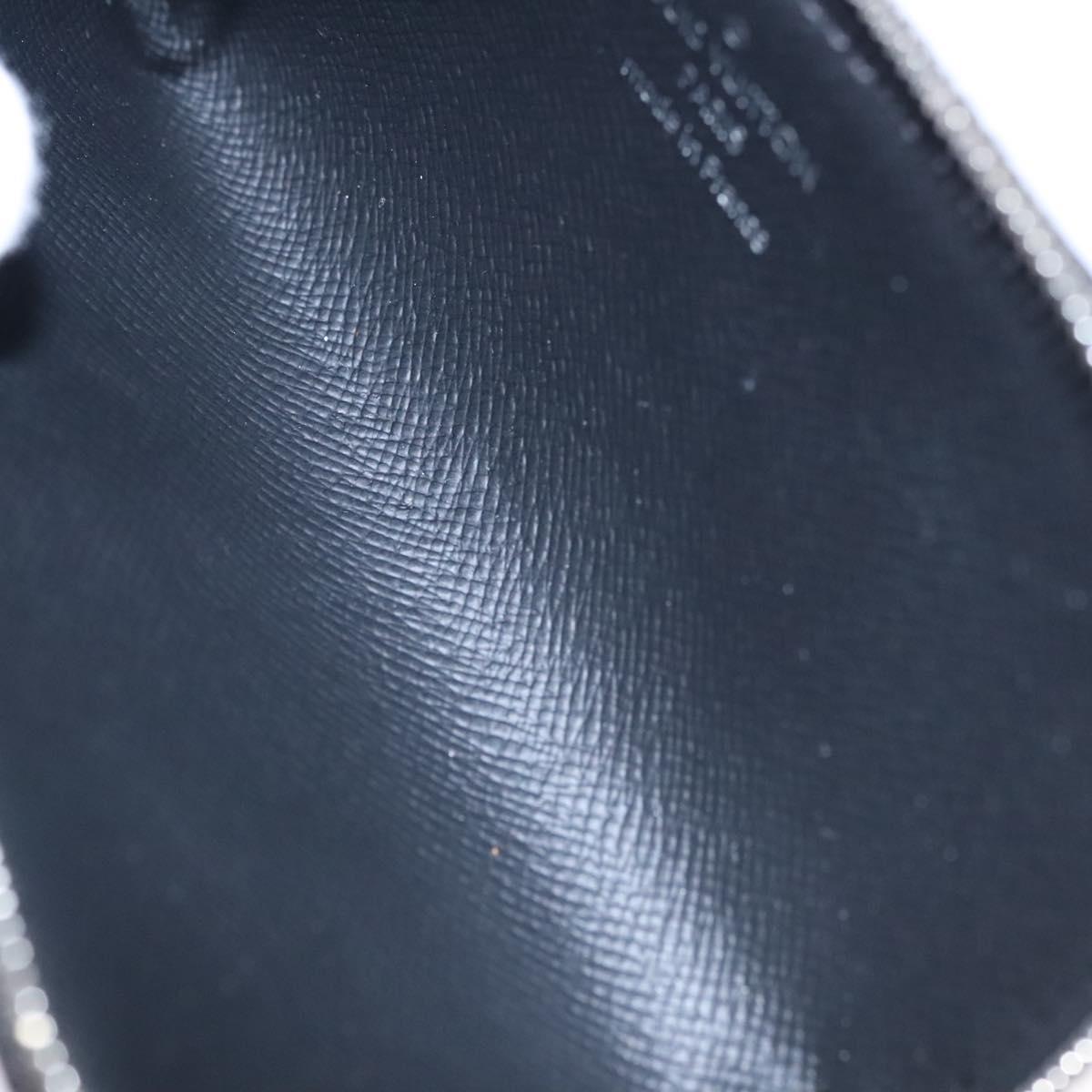 LOUIS VUITTON Damier Graphite Pochette Cles Coin Purse N61235 LV Auth KD220V