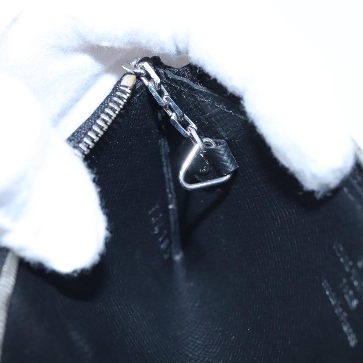 LOUIS VUITTON Damier Graphite Pochette Cles Coin Purse N61235 LV Auth KD220V