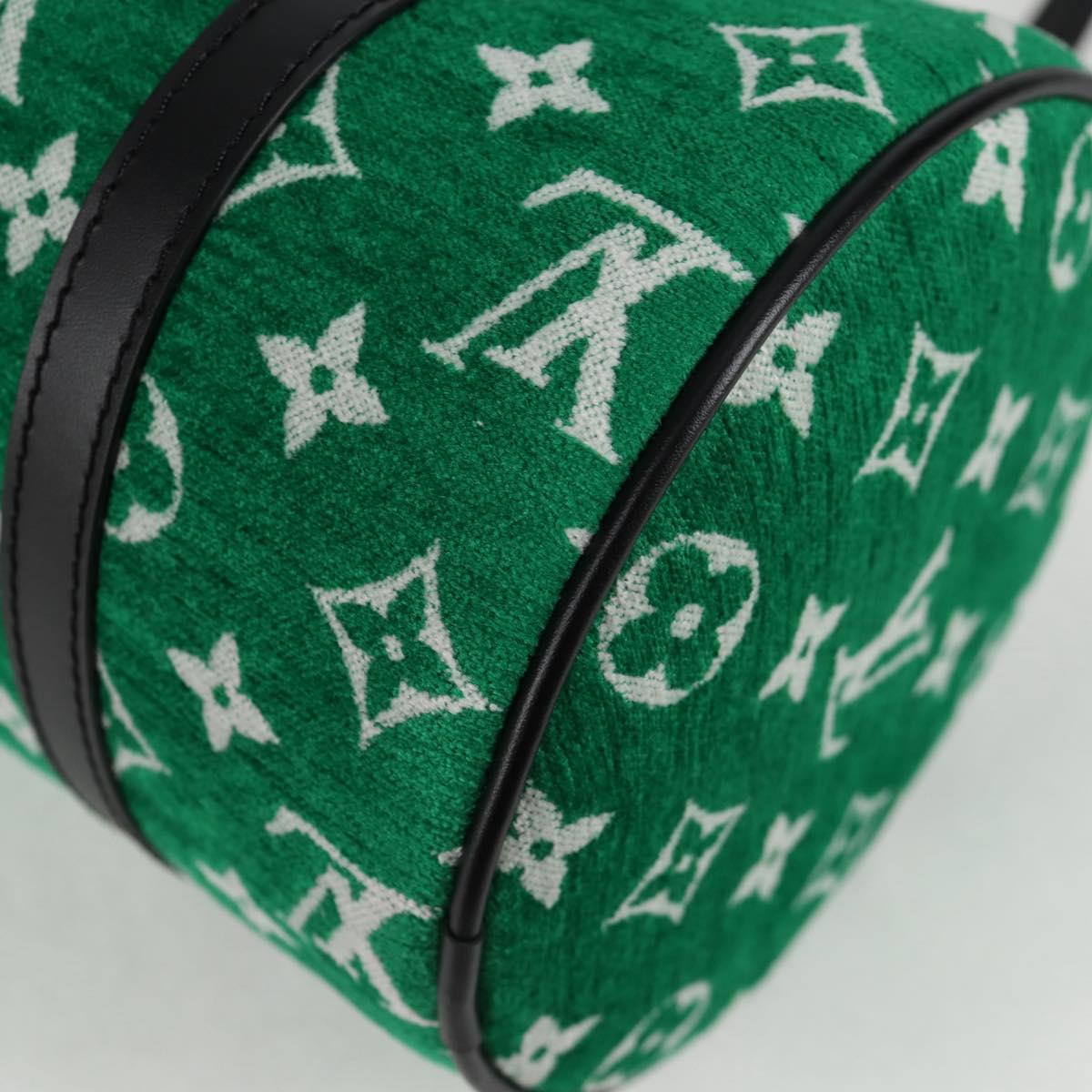 LOUIS VUITTON Monogram Jaguar Papillon Hand Bag Green M46206 LV Auth KD238AM