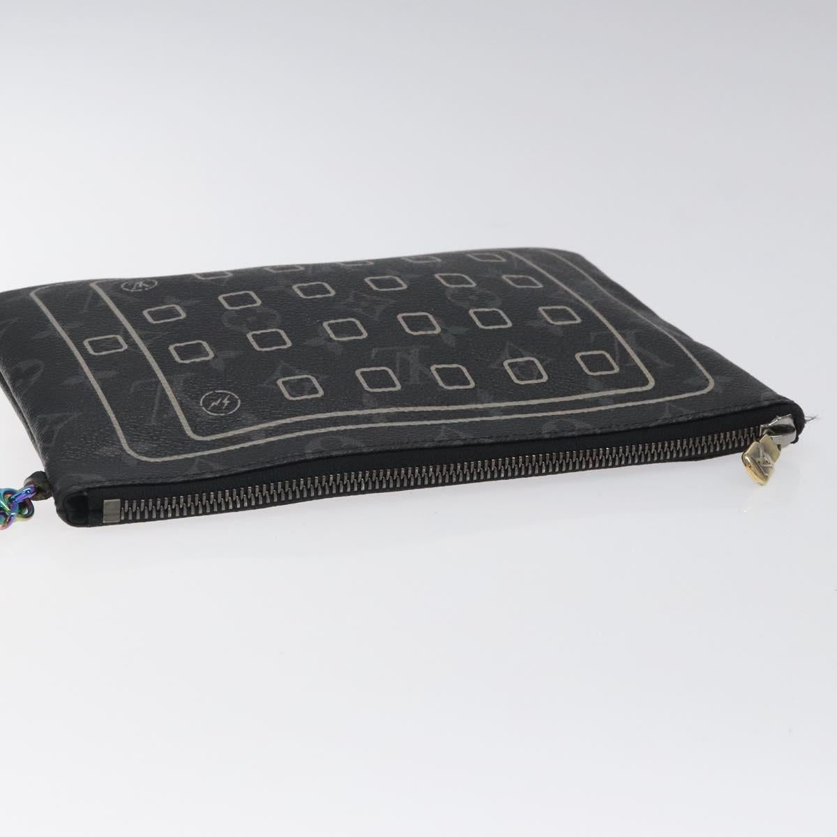 LOUIS VUITTON Monogram Eclipse Fragment iPhone Case M64449 LV Auth KD248