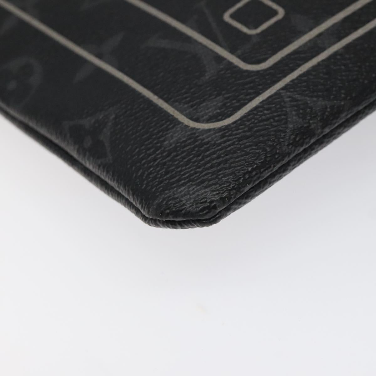 LOUIS VUITTON Monogram Eclipse Fragment iPhone Case M64449 LV Auth KD248