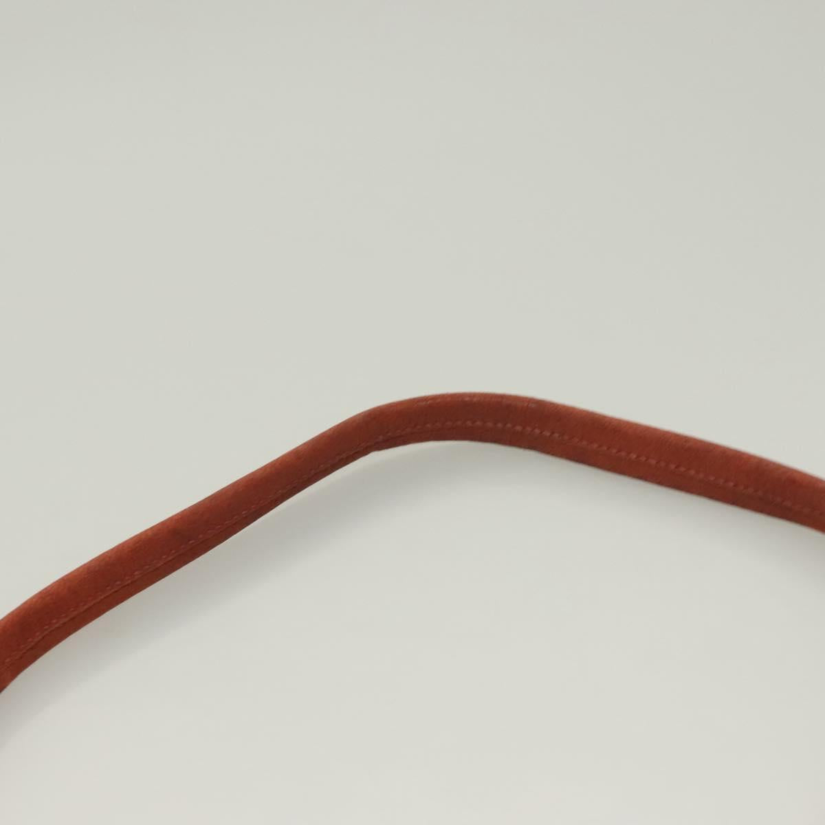 PRADA Shoulder Bag Leather Red Auth KD264