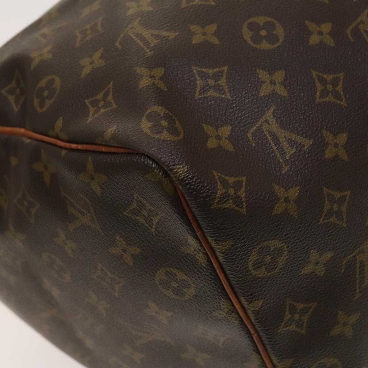LOUIS VUITTON Monogram Keepall 55 Boston Bag M41424 LV Auth KD301
