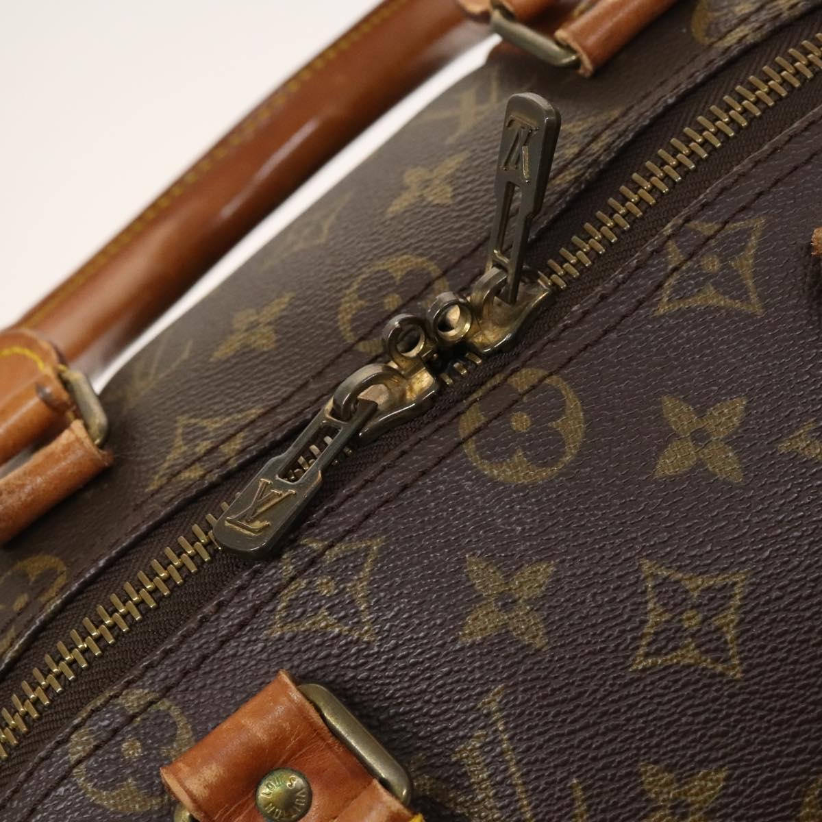 LOUIS VUITTON Monogram Keepall 55 Boston Bag M41424 LV Auth KD301