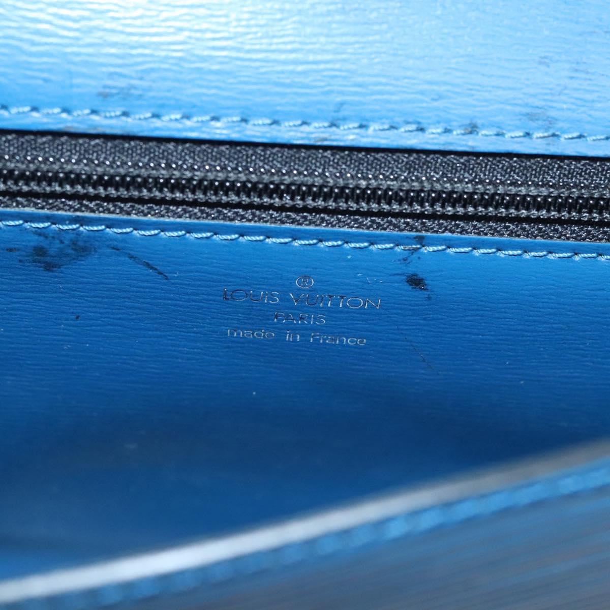 LOUIS VUITTON Epi Pochette Arche Shoulder Bag Blue M52575 LV Auth KD396