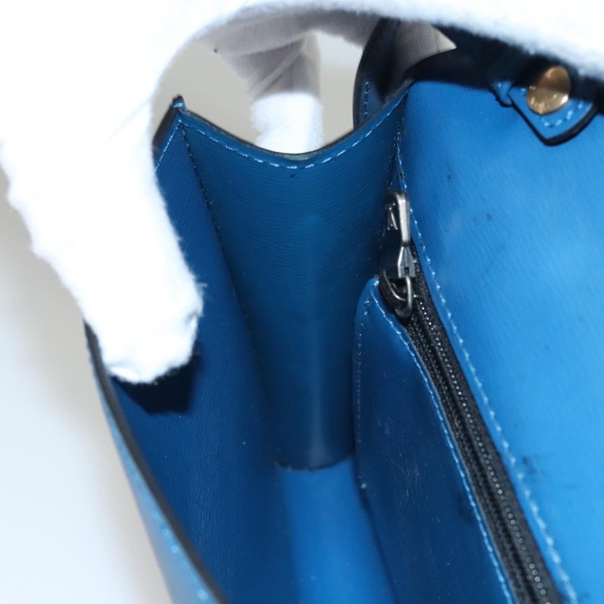 LOUIS VUITTON Epi Pochette Arche Shoulder Bag Blue M52575 LV Auth KD396
