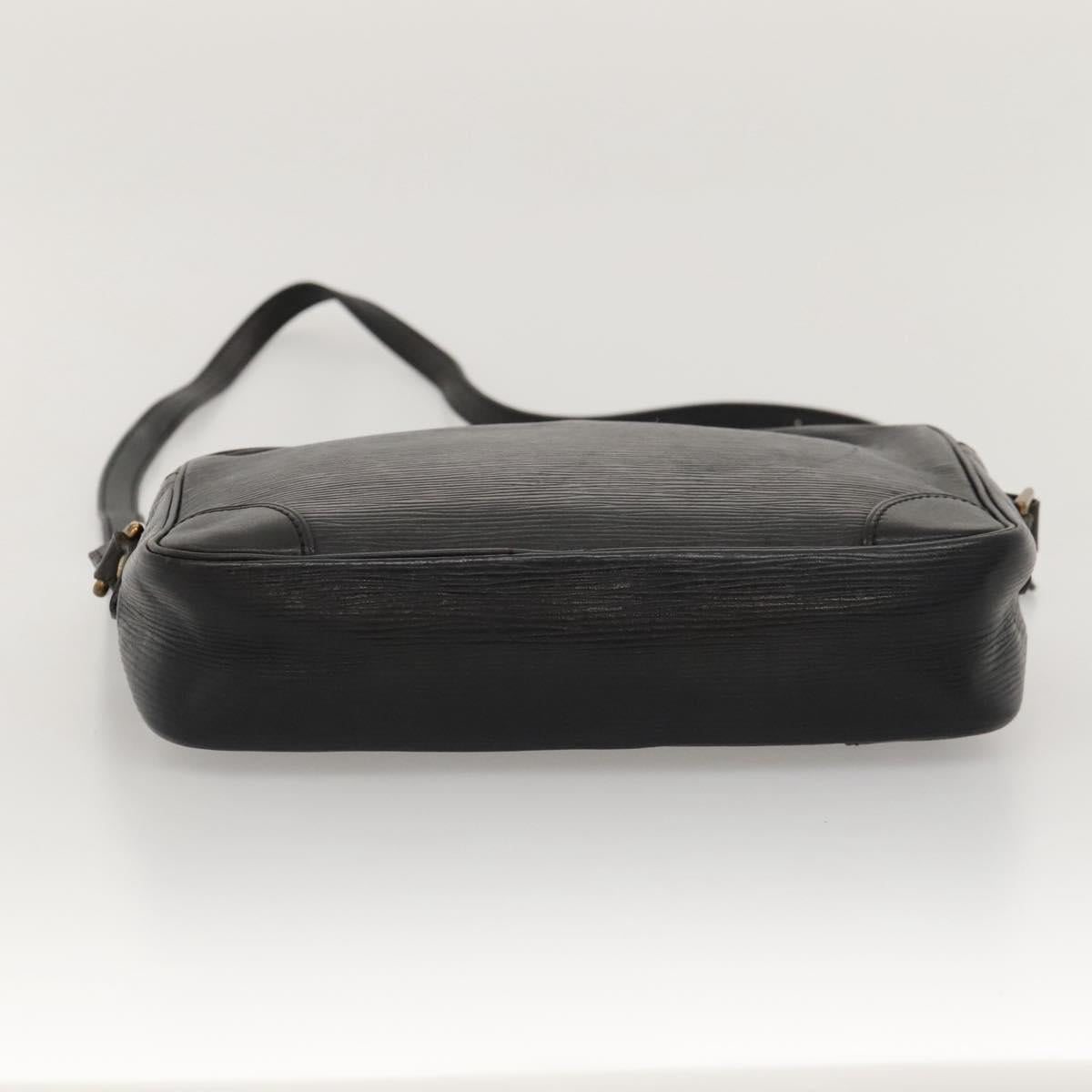 LOUIS VUITTON Epi Trocadero 23 Shoulder Bag Black M52302 LV Auth KD423