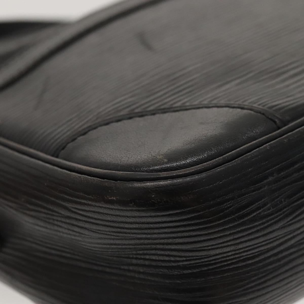 LOUIS VUITTON Epi Trocadero 23 Shoulder Bag Black M52302 LV Auth KD423