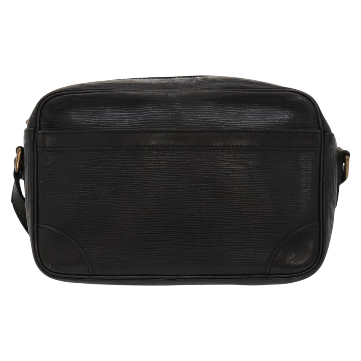LOUIS VUITTON Epi Trocadero 23 Shoulder Bag Black M52302 LV Auth KD423