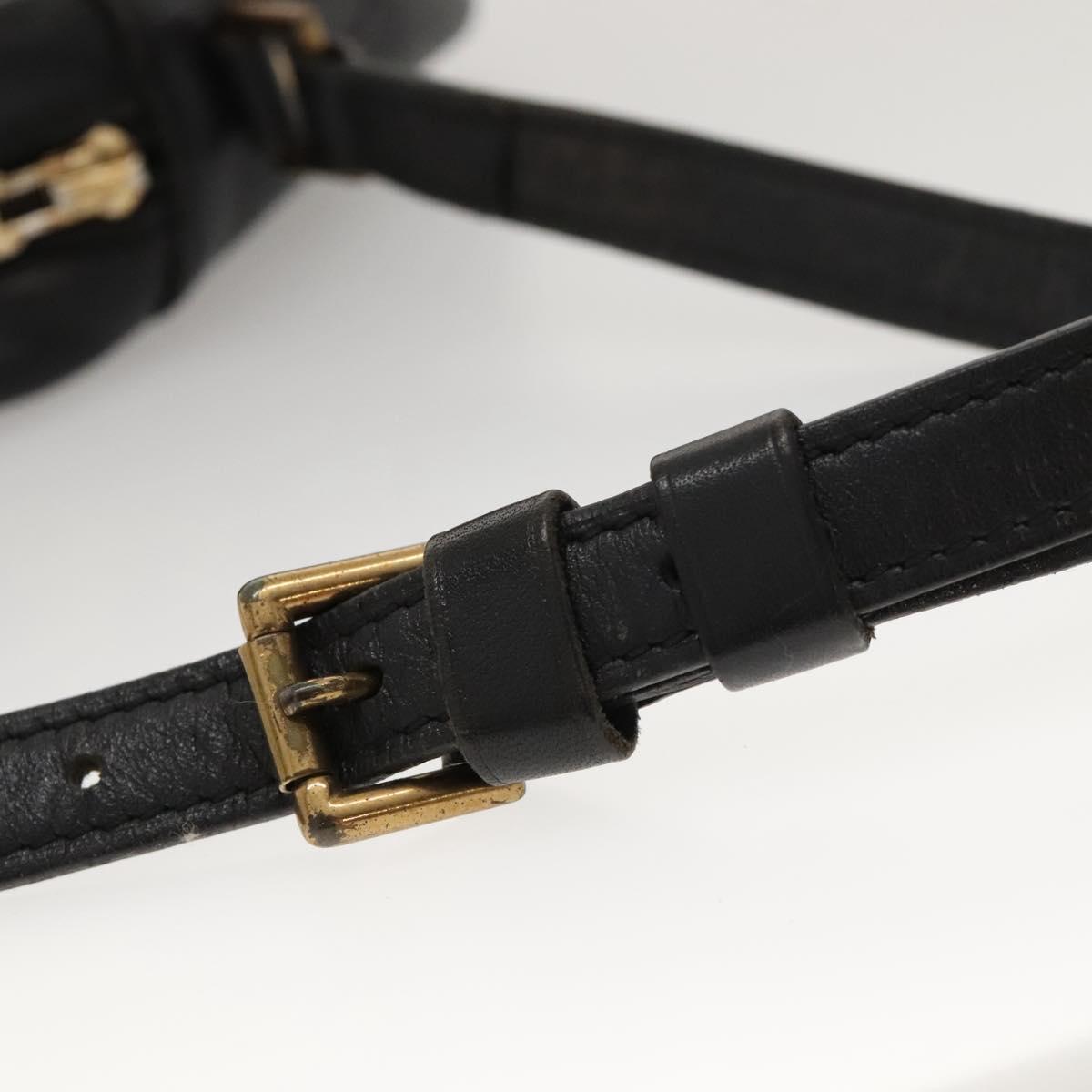 LOUIS VUITTON Epi Trocadero 23 Shoulder Bag Black M52302 LV Auth KD423