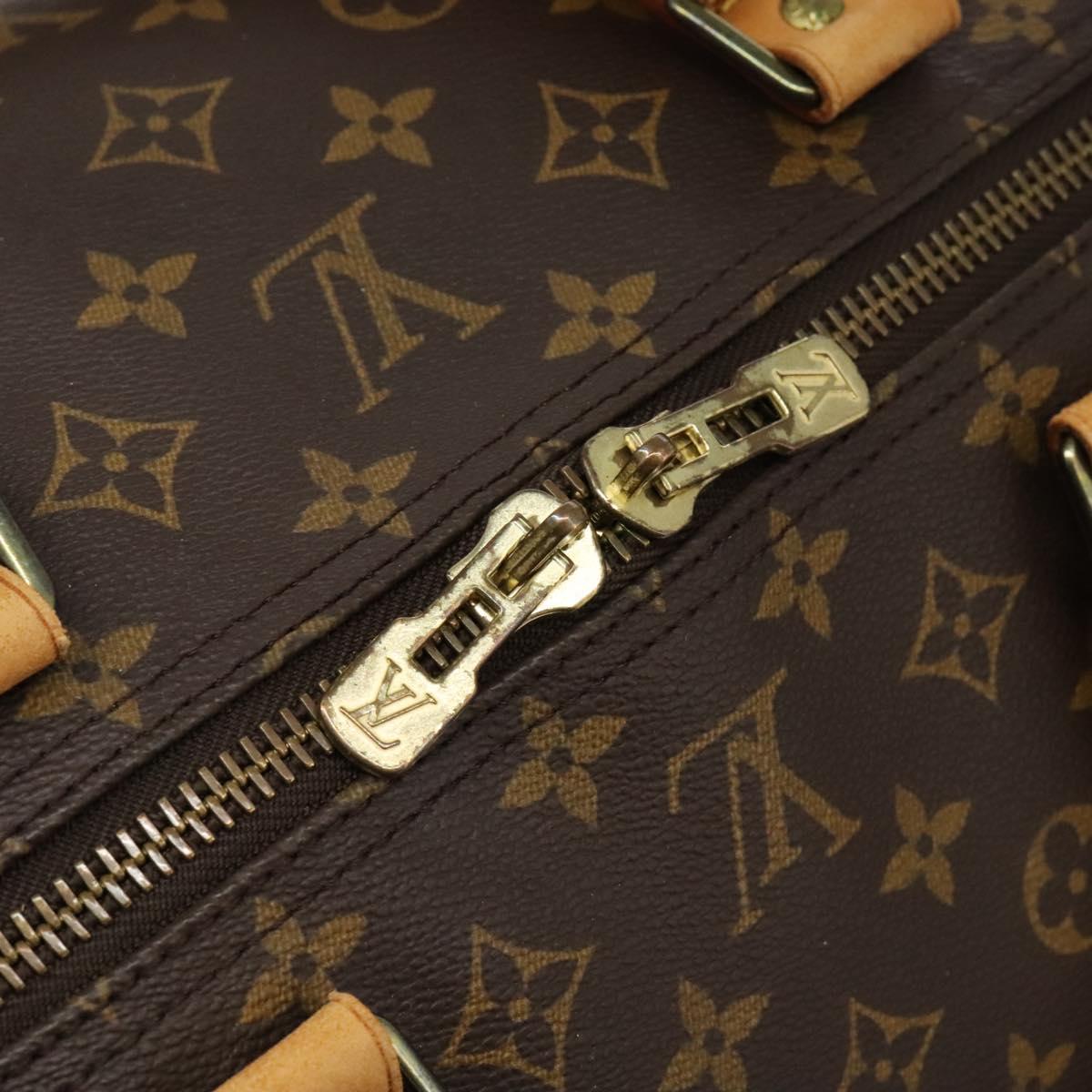 LOUIS VUITTON Monogram Keepall 60 Boston Bag M41422 LV Auth KD439