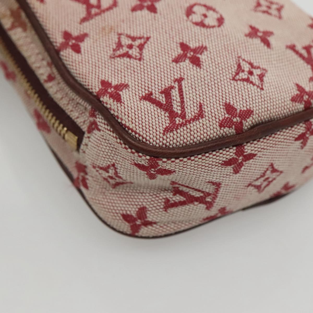LOUIS VUITTON Monogram Mini Usu Digital Pouch Red M60001 LV Auth KD445