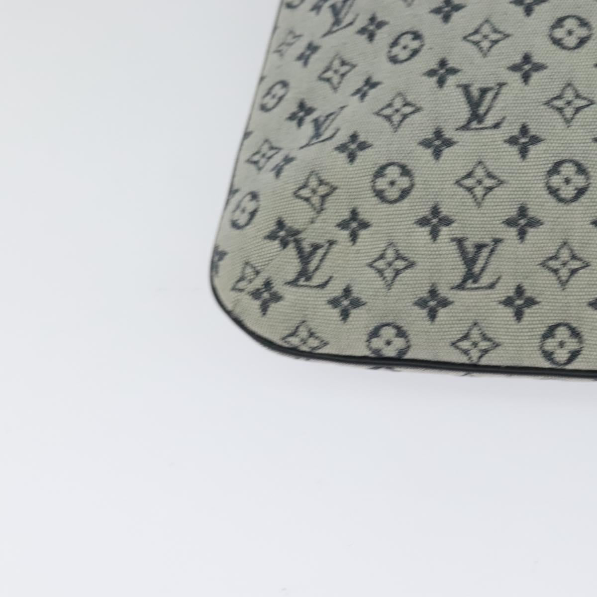 LOUIS VUITTON Monogram Mini Françoise Tote Bag 2way Blue M92208 LV Auth KD446