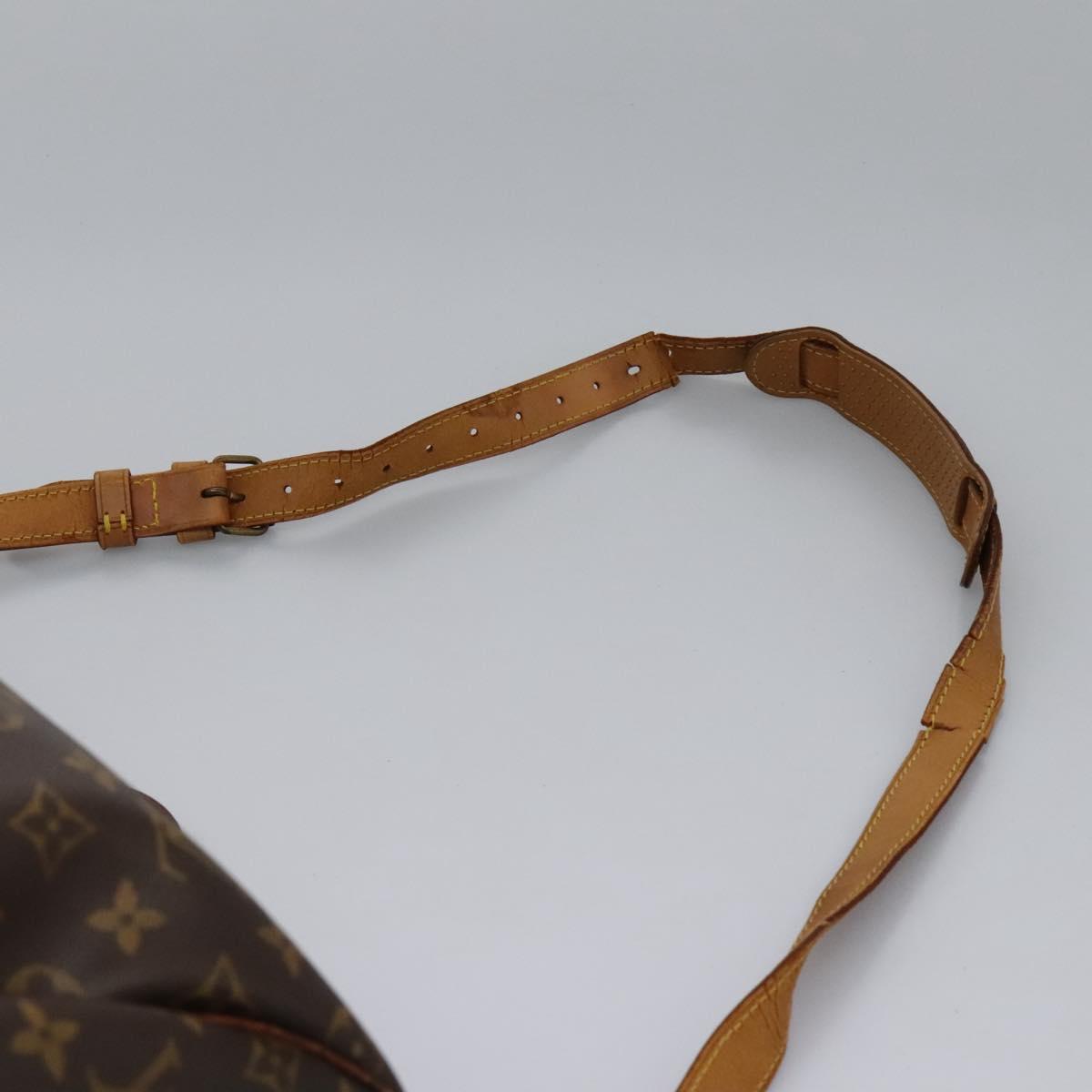 LOUIS VUITTON Monogram Keepall Bandouliere 55 Boston Bag M41414 LV Auth KD461