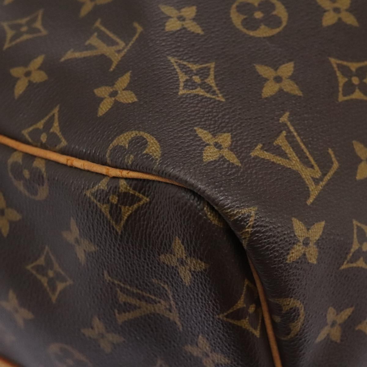 LOUIS VUITTON Monogram Keepall Bandouliere 55 Boston Bag M41414 LV Auth KD461