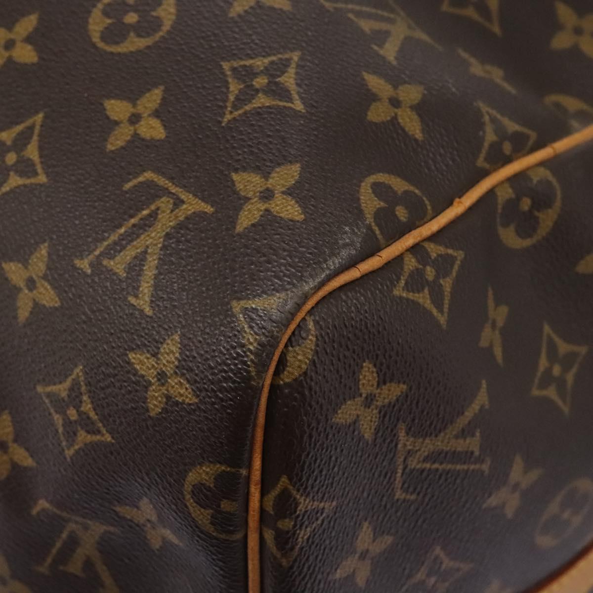 LOUIS VUITTON Monogram Keepall Bandouliere 55 Boston Bag M41414 LV Auth KD461