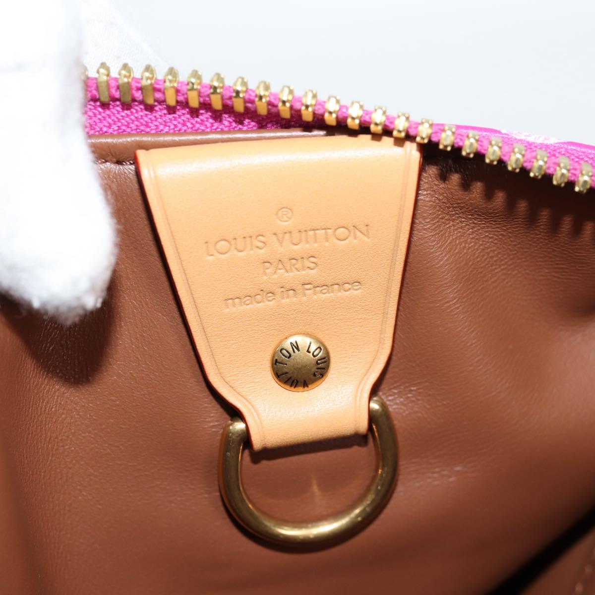 LOUIS VUITTON Monogram Speedy P9 Bandouliere 40 Bag Pink M11563 LV Auth KD564SM