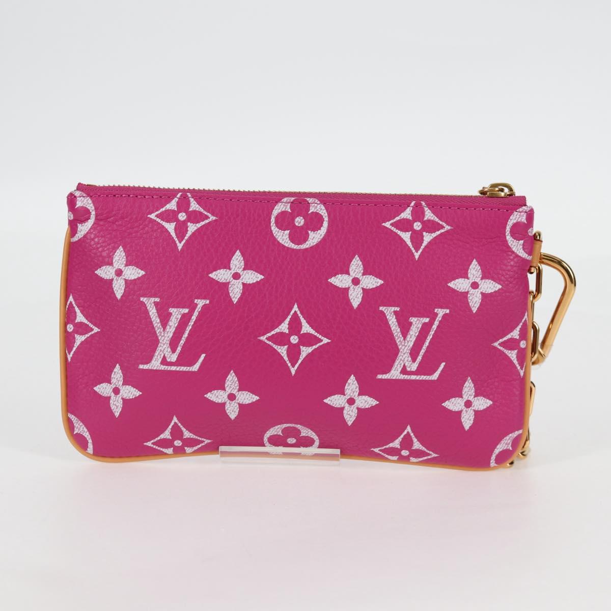 LOUIS VUITTON Monogram Speedy P9 Bandouliere 40 Bag Pink M11563 LV Auth KD564SM