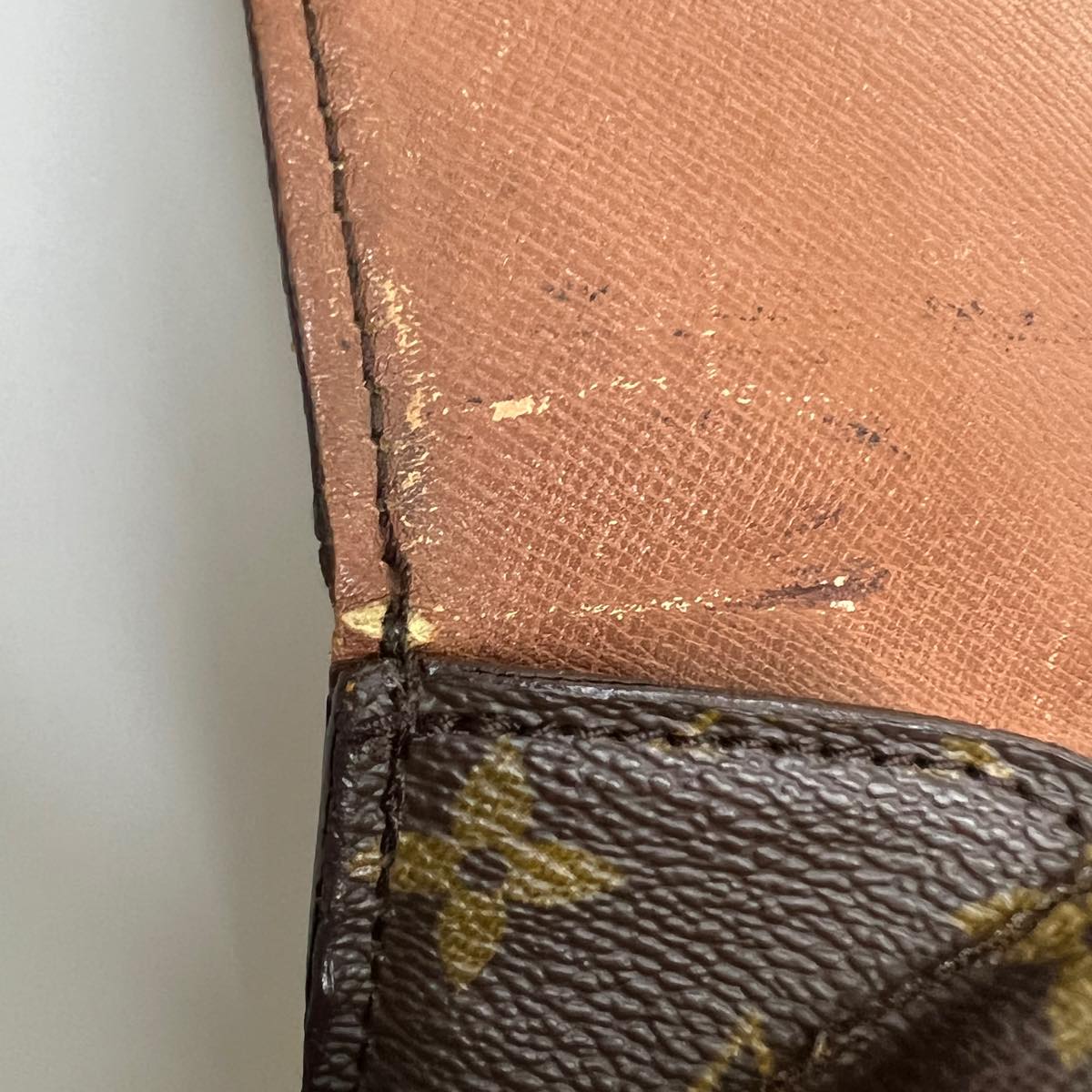 LOUIS VUITTON Monogram Saint Cloud GM Shoulder Bag M51242 LV Auth ki2327