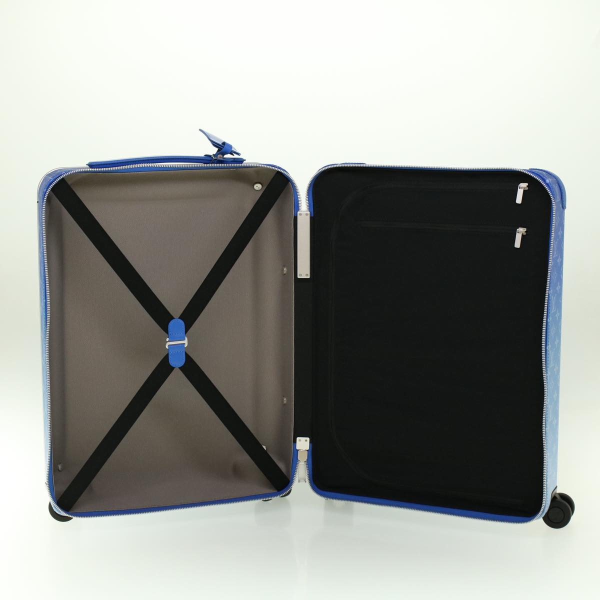 LOUIS VUITTON Monogram Clouds Horizon 55 Suitcase Blue M20411 LV Auth ki3461SM