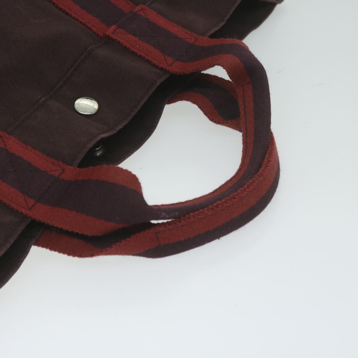 HERMES Fourre Tout MM Tote Bag Canvas Brown Auth ki3946