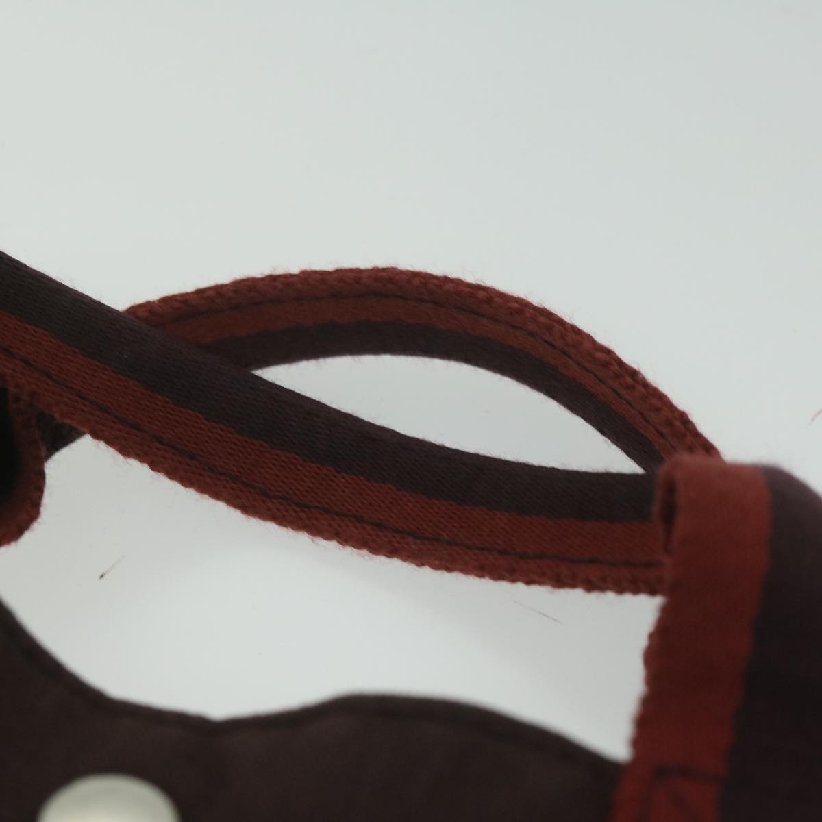 HERMES Fourre Tout MM Tote Bag Canvas Brown Auth ki3946