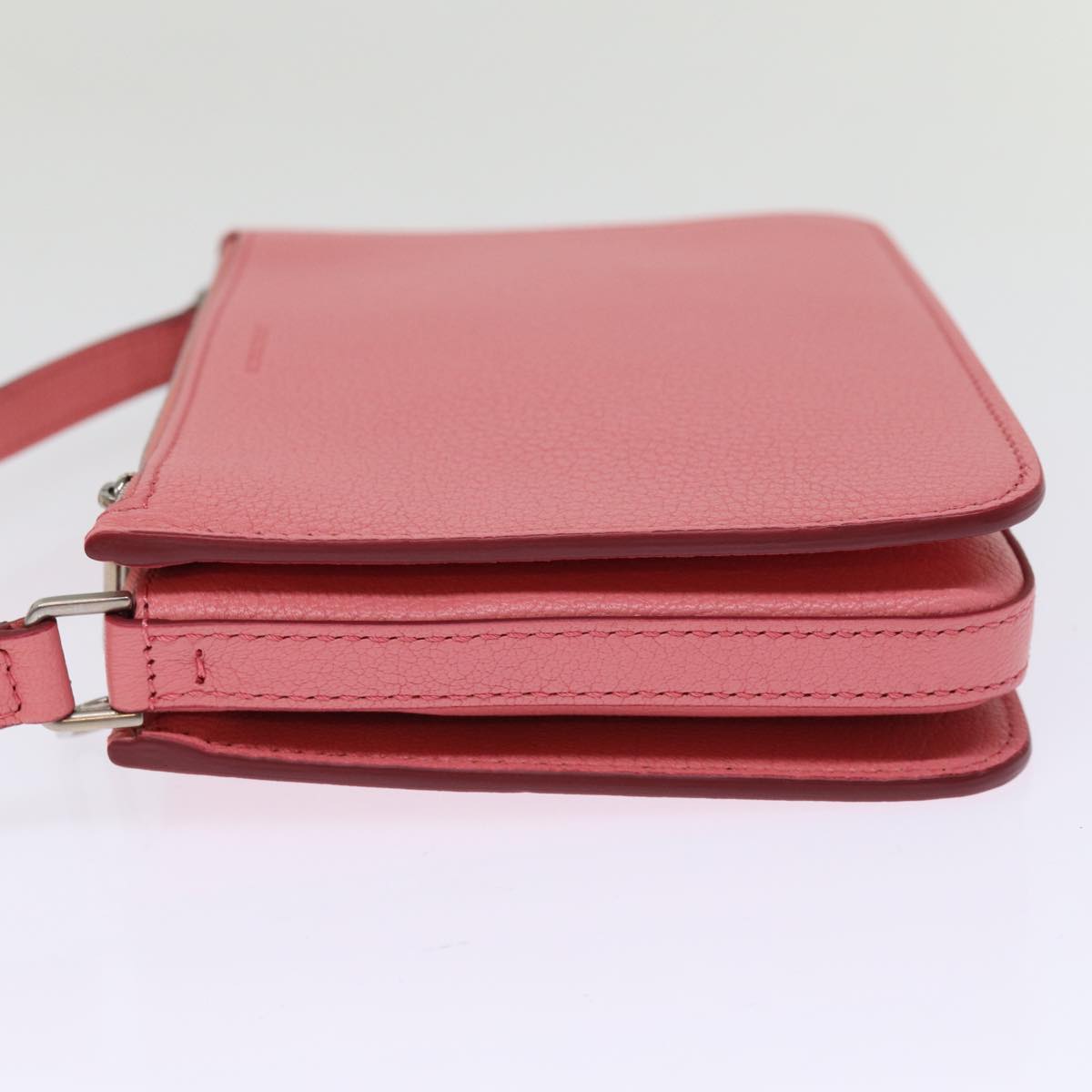 BURBERRY Shoulder Bag Leather Pink Auth ki4506V