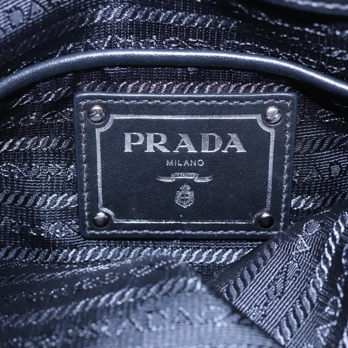 PRADA Shoulder Bag Nylon 2way Black Auth ki4556