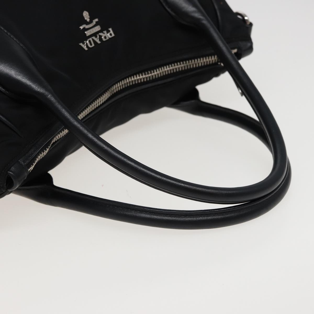 PRADA Shoulder Bag Nylon 2way Black Auth ki4556