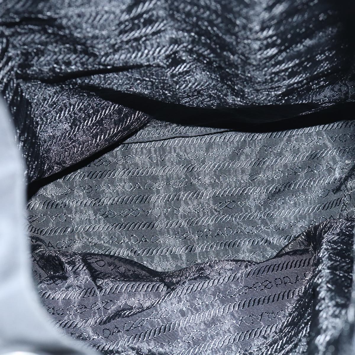 PRADA Backpack Nylon Black Auth ki4596