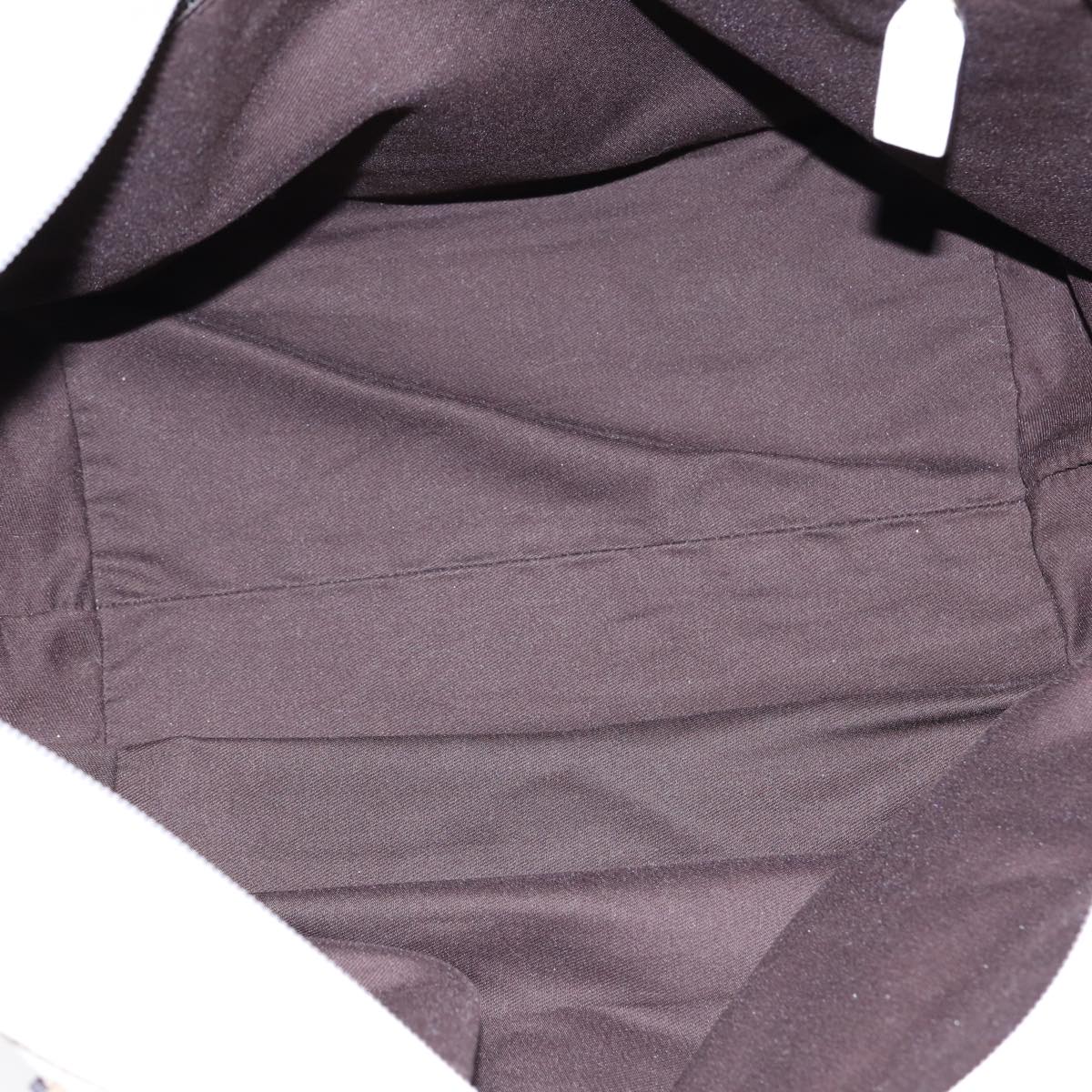 GUCCI GG Supreme Tote Bag White Beige gold 131230 Auth ki4782