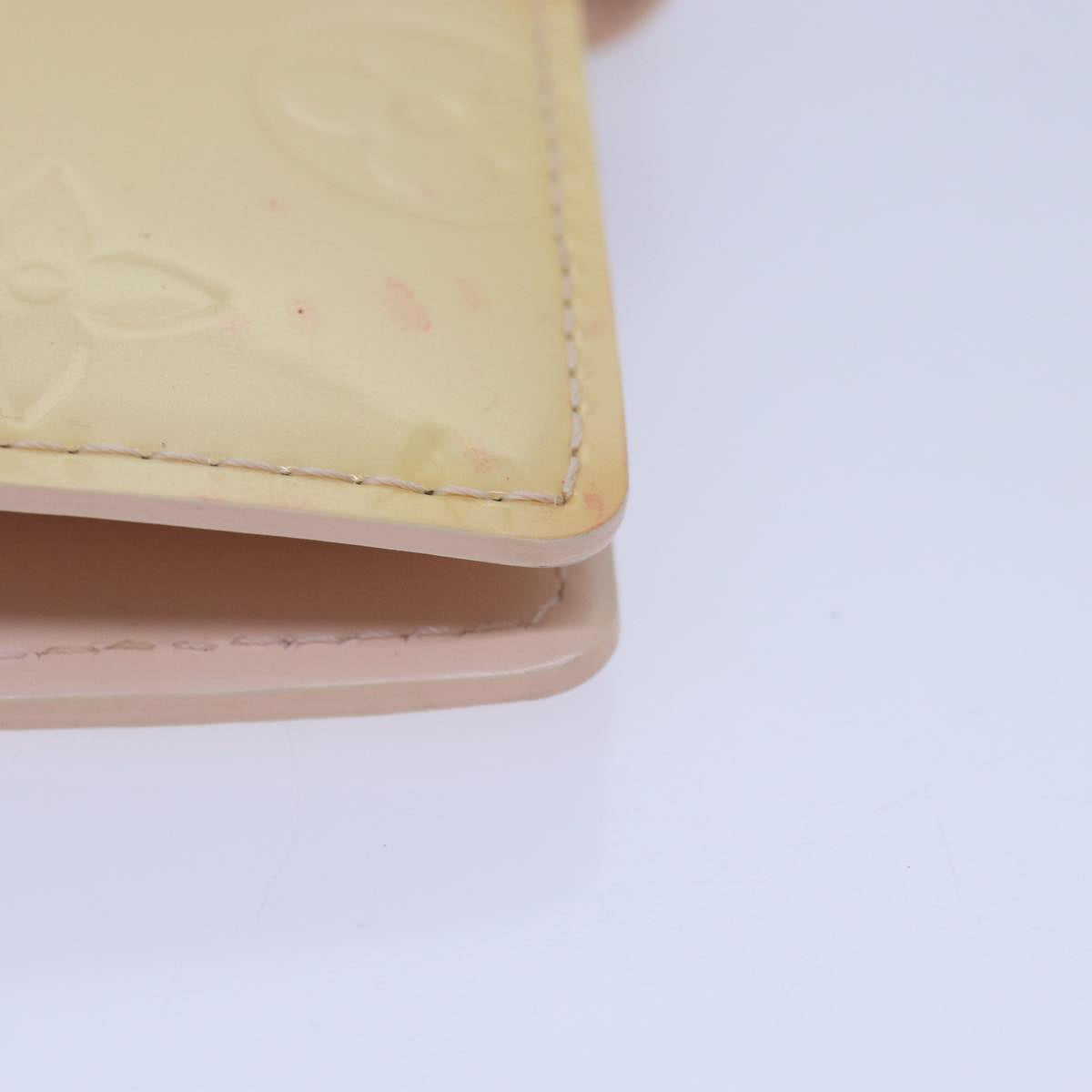 LOUIS VUITTON Vernis Agenda PM Day Planner Cover Pink R21007 LV Auth ki4862