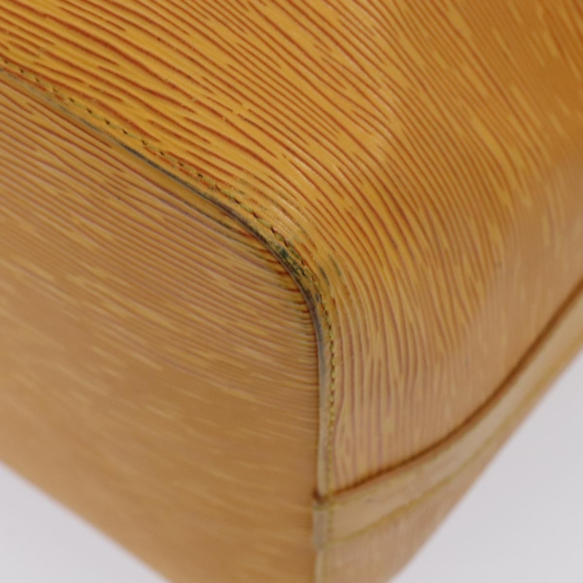 LOUIS VUITTON Epi Petit Noe Shoulder Bag Yellow M44109 LV Auth ki4864