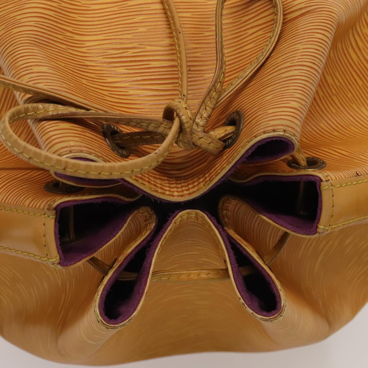 LOUIS VUITTON Epi Petit Noe Shoulder Bag Yellow M44109 LV Auth ki4864