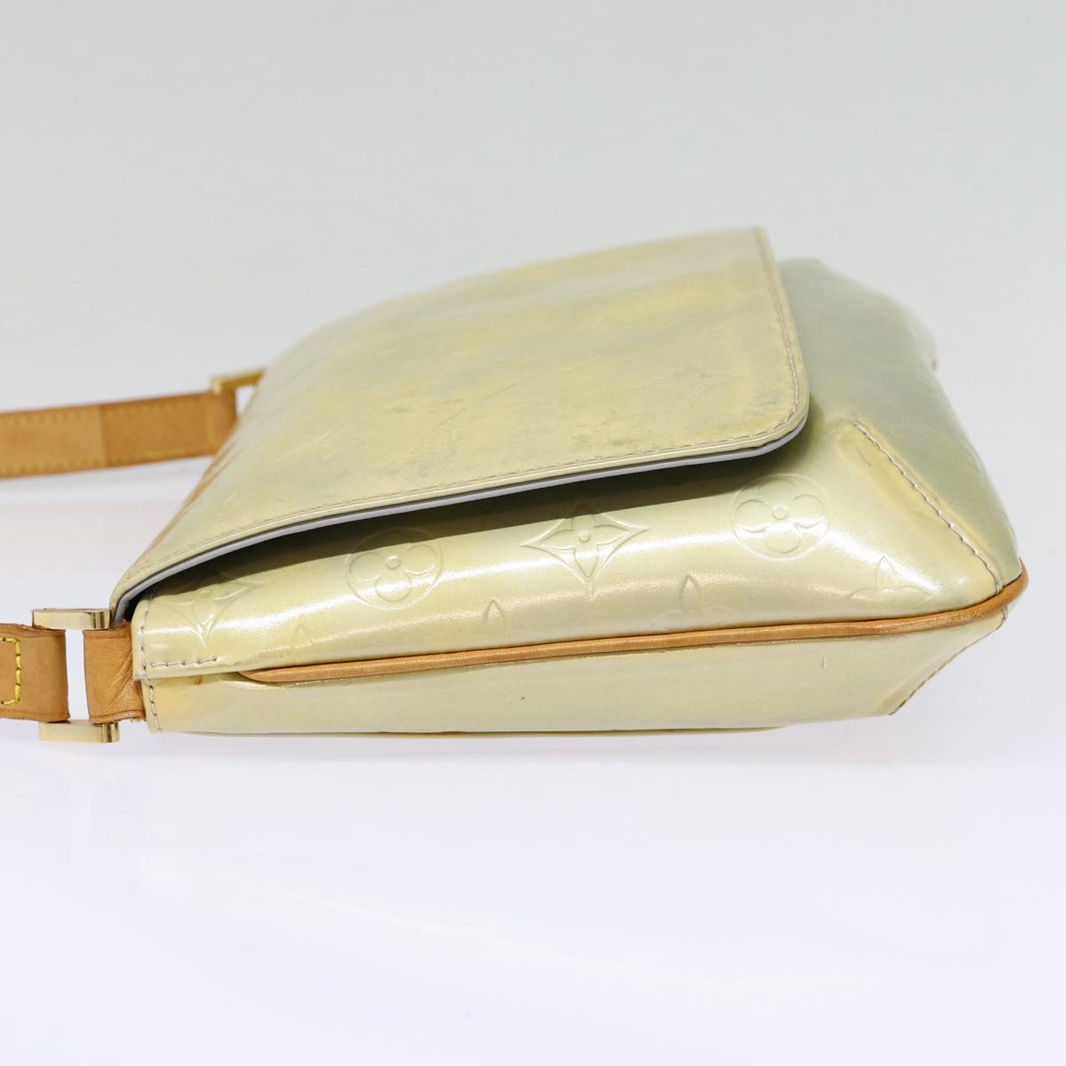 LOUIS VUITTON Monogram Vernis Thompson Street Bag Gris M91008 LV Auth ki4881