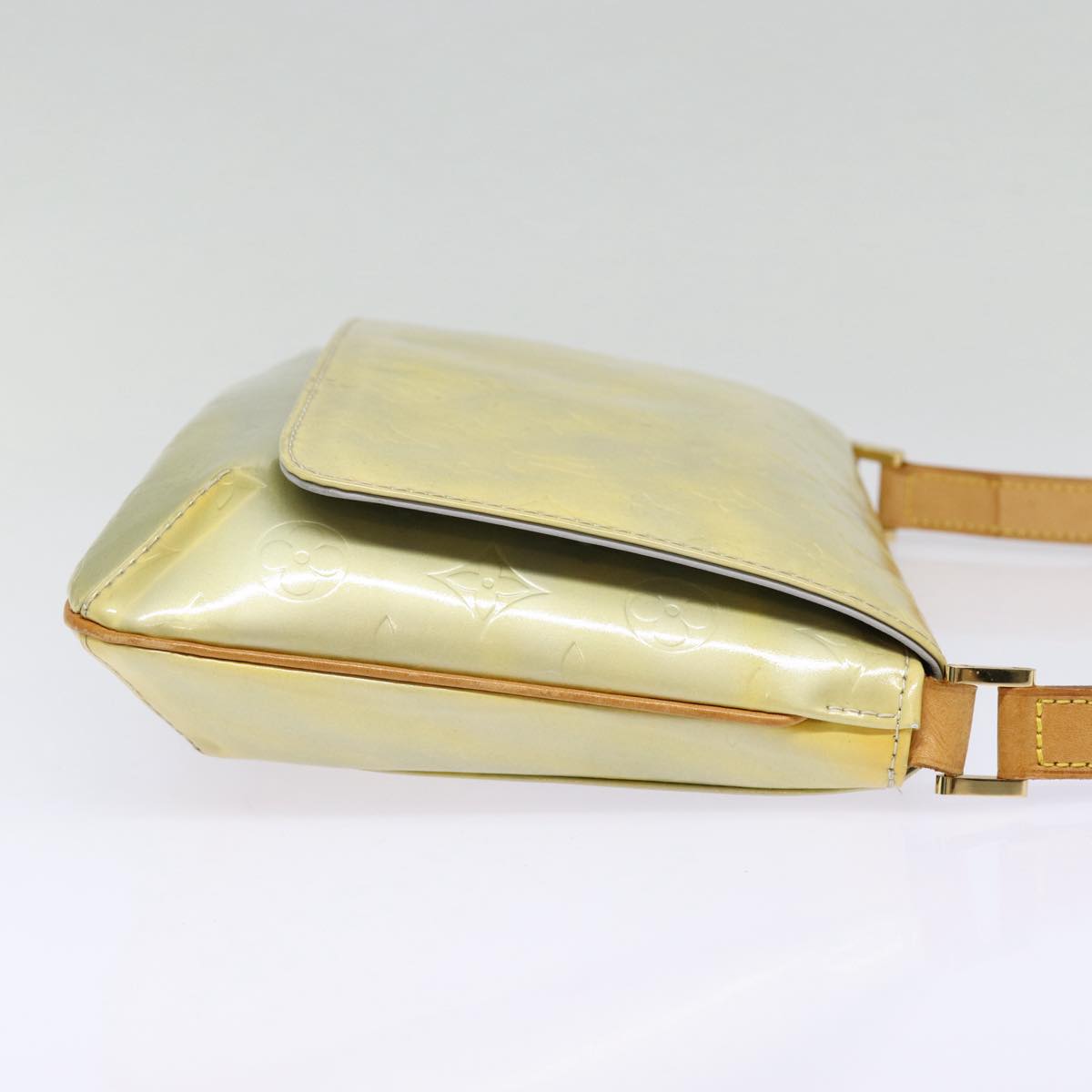 LOUIS VUITTON Monogram Vernis Thompson Street Bag Gris M91008 LV Auth ki4881