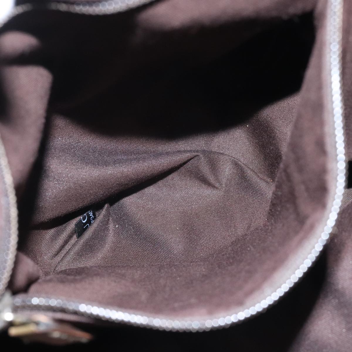 GUCCI GG Canvas Sherry Line Tote Bag Gold Pink Silver 131231 Auth ki5011