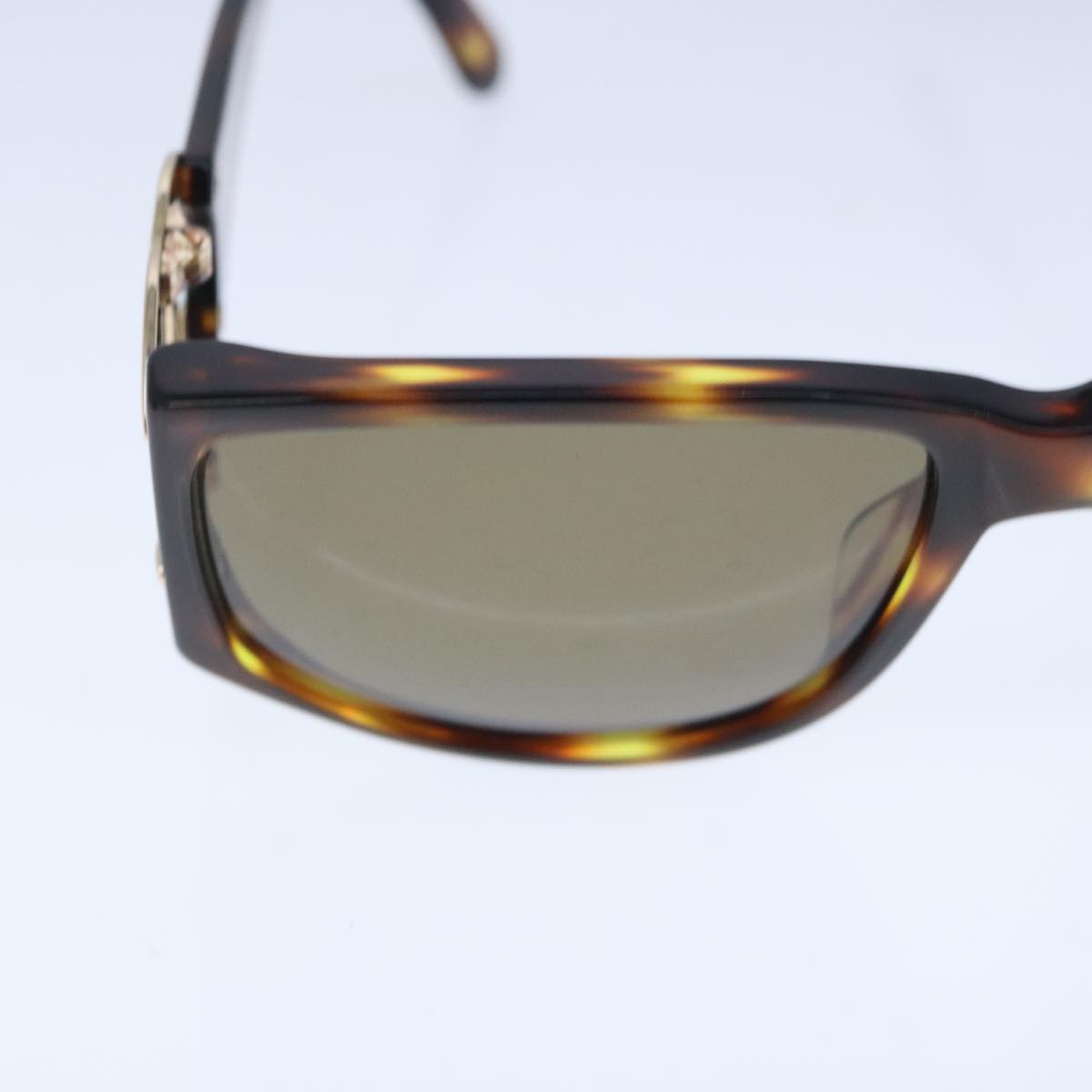 CHANEL Sunglasses plastic Brown CC Auth ki5159V