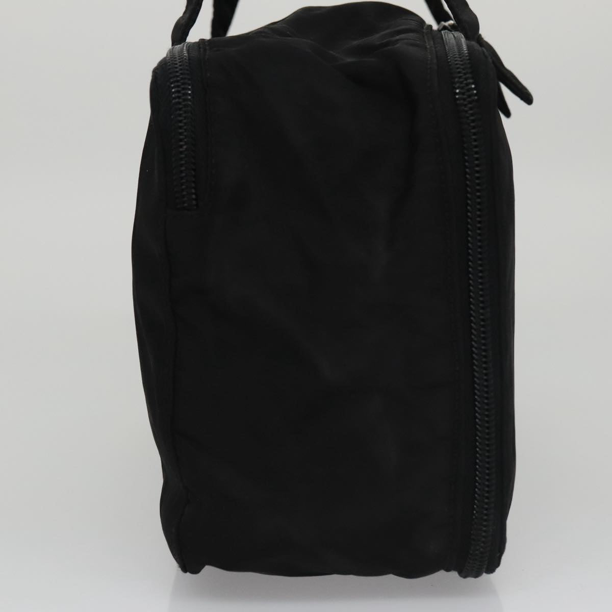 PRADA Hand Bag Nylon Black Auth ki5250