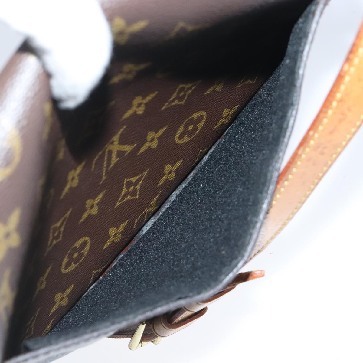 LOUIS VUITTON Monogram Saint Cloud GM Shoulder Bag M51242 LV Auth ki5258