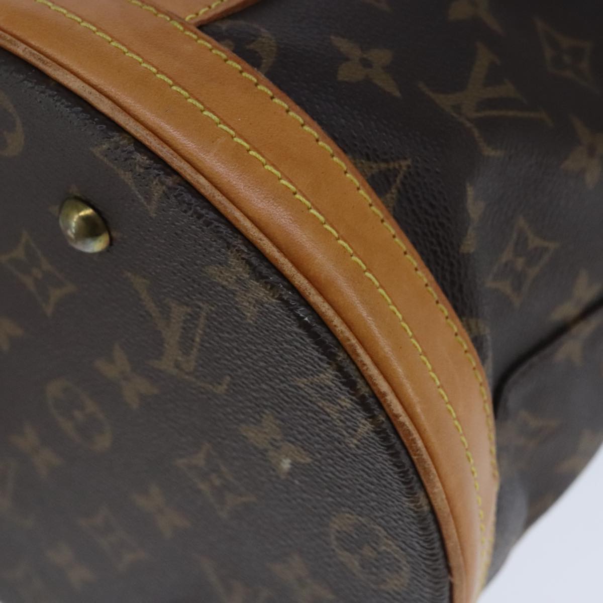 LOUIS VUITTON Monogram Bucket GM Shoulder Bag M42236 LV Auth ki5262