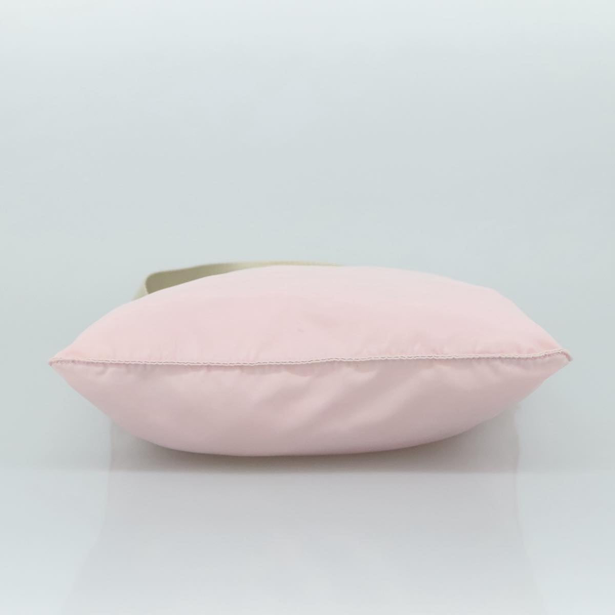 PRADA Shoulder Bag Nylon Pink Silver Auth ki5274