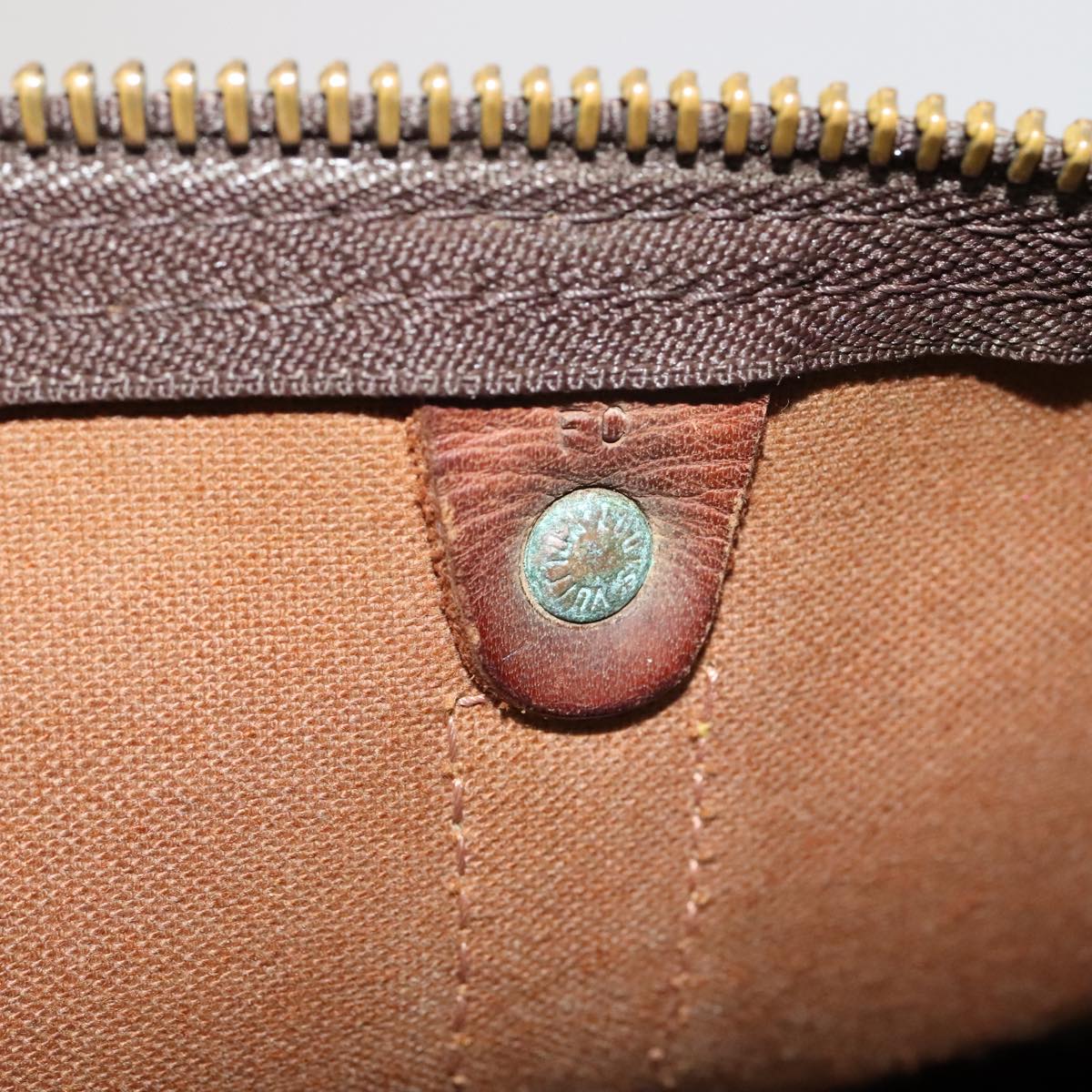 LOUIS VUITTON Monogram Keepall 45 Boston Bag M41428 LV Auth ki5283