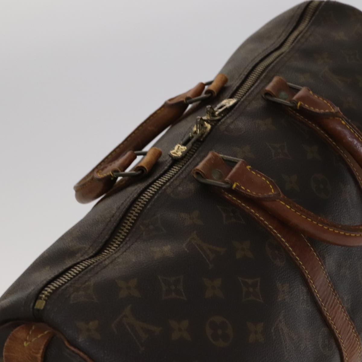 LOUIS VUITTON Monogram Keepall 45 Boston Bag M41428 LV Auth ki5283