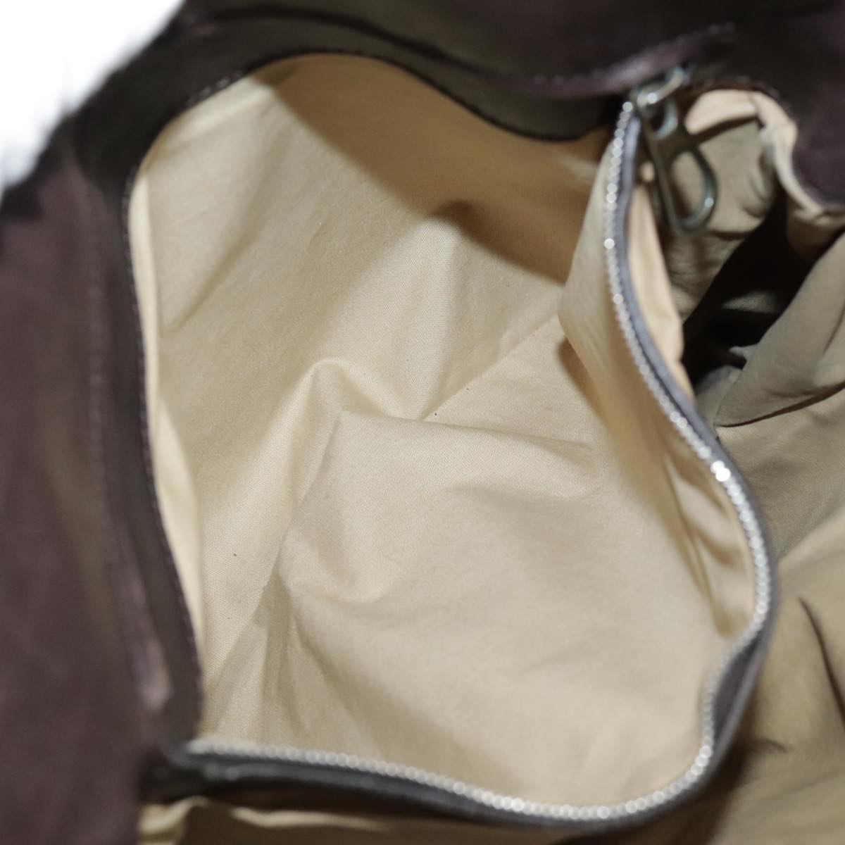 BOTTEGA VENETA INTRECCIATO Shoulder Bag Leather Brown Auth ki5284