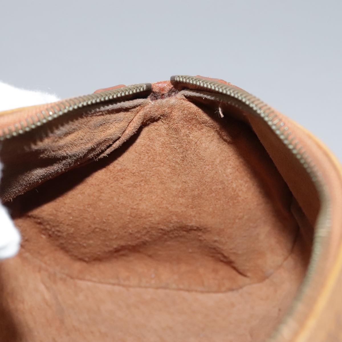 MCM Vicetos Logogram Shoulder Bag PVC Leather Brown Auth ki5337