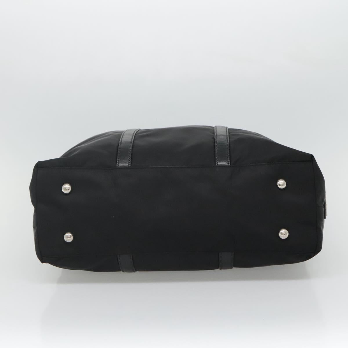 PRADA Hand Bag Nylon 2way Black Auth ki5424