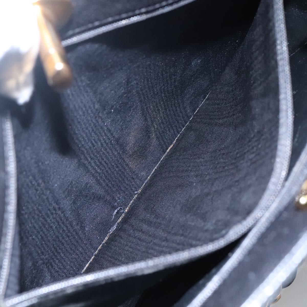 CHANEL Matelasse Chain Shoulder Bag Calf Skin Black Gold CC Auth ki5432